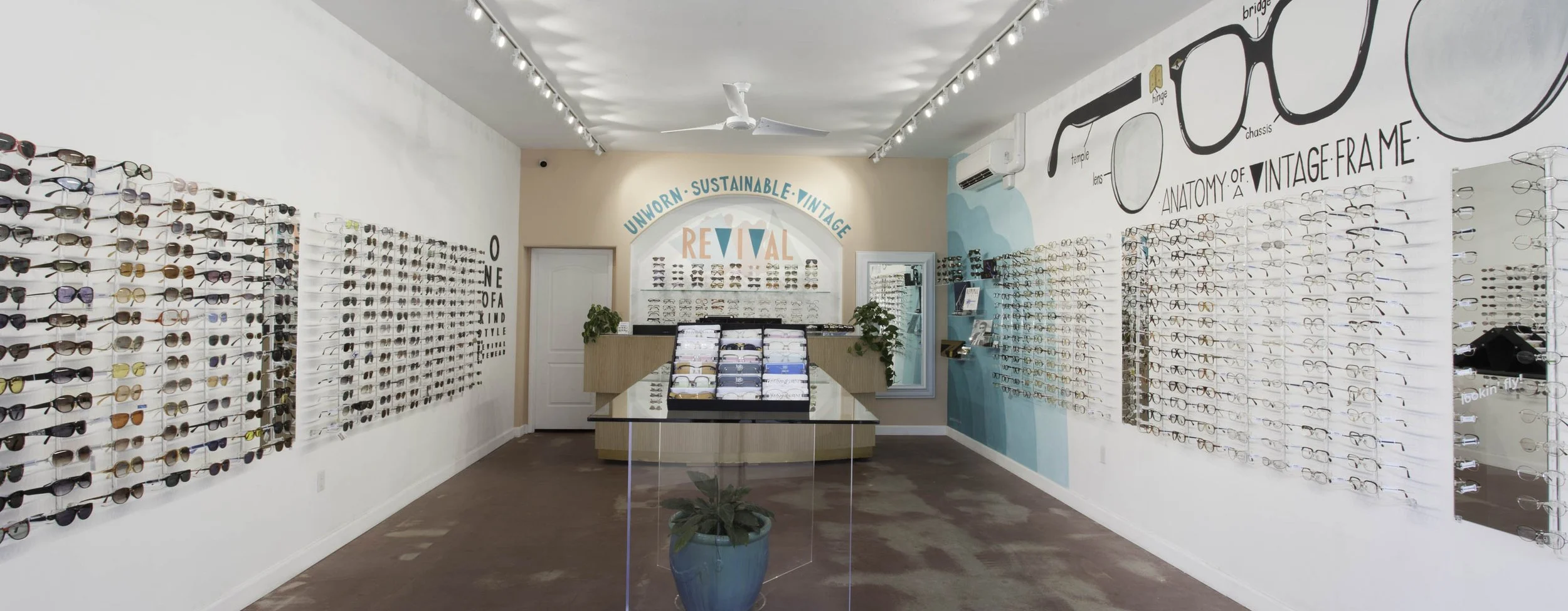 Vintage sales optical shop